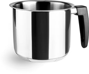 Lacor 80718 - Pote Cilíndrico Caliza, Acero Inoxidable 18/10, Mango