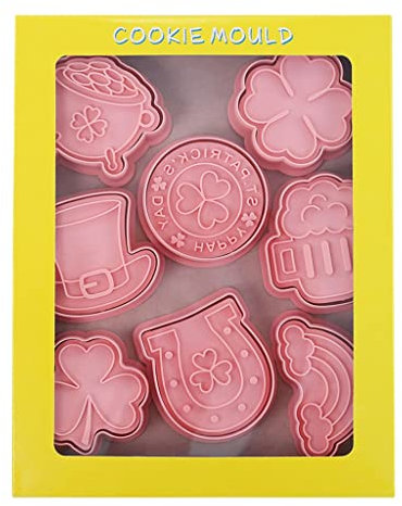 Set di formine per biscotti 3D a forma di cartone animato, per San Valentino, decorazione fai da te per fondente per feste di compleanno e biscotti
