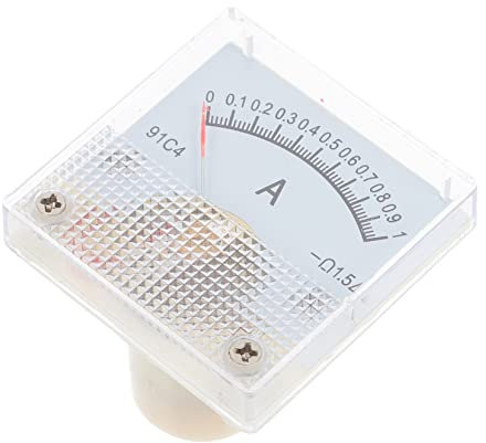 Holibanna 1A Misuratore Dc Amperometro Per Esperimenti Scolastici Strumento Misurazione Elettrica Compatto e Leggero Per Laboratori e Lezioni