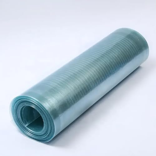 GQZJY Lámina de policarbonato Transparente de 0,8 mm para Techo, Aislante, Impermeable, Parasol, Rollo de plástico para Invernadero para jardinería, Cultivo y solario(Size:1 * 50m/3.28 * 164ft)