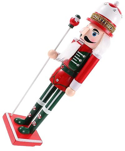 WESIEVYA Christmas Nutcracker Figurine Nutcracker Craft Decoration Classic Candy Series for Xmas Home Office Decor present for Friends Family