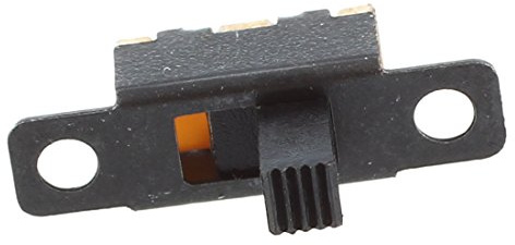 Glayent 20 interruptores deslizantes SPDT de 5 V 0,3 A, tamaño mini, color negro, para pequeños proyectos electrónicos de potencia
