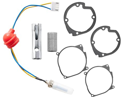 VEVOR Kit de Reparación de Bujías Incandescentes, para Calentador Diésel, con Malla Atomizadora, Compatible con Calentadores de Estacionamiento de 2/5/8 kW, para Coche, Camión y Barco, 4 Juntas