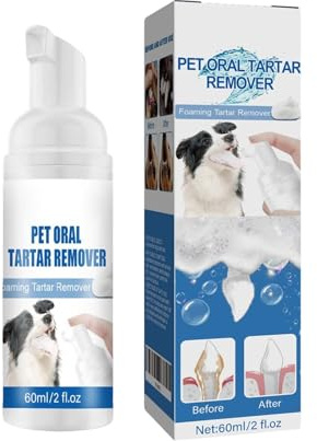 Hund Andedräktsfräschare Spray,60 Ml Skum Tar Bort Gulnande Tandfläckar - Rengörande Tandvårdsspray För Husdjur - För Tandköttshälsa Munhygien Och Valpvård Samt Rengöring Och