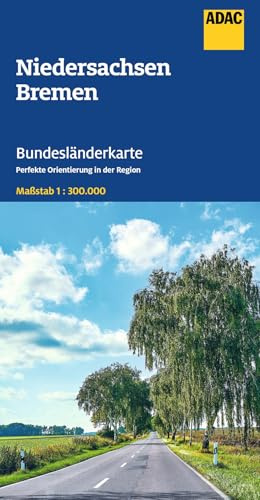 ADAC Bundesländerkarte Deutschland 03 Niedersachsen, Bremen 1:300.000