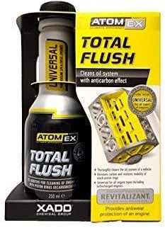 XADO Engine Flush Oil System Cleaner for Engines ATOMEX TotalFlush Set of 2