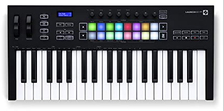Novation Launchkey 37 [MK3] MIDI-Controller-Keyboard – Nahtlose Integration in Ableton Live. Akkordmodus, Skalenmodus und Arpeggiator. Sämtliche Software, die Sie für die Musikproduktion benötigen.