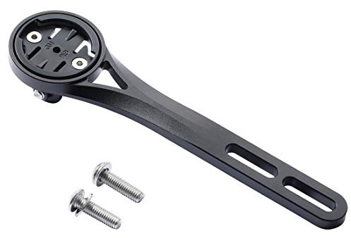 KREMORV Fahrradcomputer Halterung (Aluminium) Integrierte Fahrrad Computer Halterung Fahrrad Rennrad Lenkerhalterung für Garmin Edge