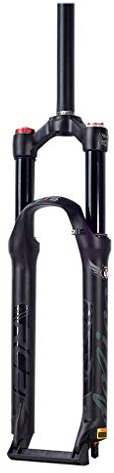 Forcella Mountain Bike 26 27,5 Forcelle Ammortizzate MTB Lega Leggera Air System Travel: 120mm - Nero