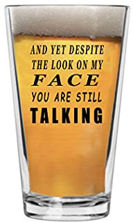Rogue River Tactical And Yet Funny Beer Glass Drinking Cup Pint 16oz Pub Gag Gift Hilarious Joke