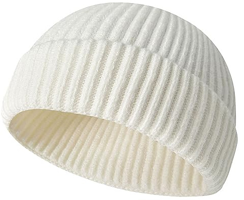 JFAN Unisex Beanie Mütze Warme Wintermütze Strickmütze Fischermütze | Fisherman Mütze Dockermütze Streetstyle Trawler Beanie Watch Hut Rollmütze Weich und Elastisch,Klassische,Versatile