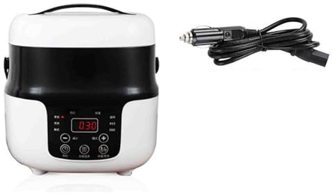 LNJZMDSS Olla Arrocera Montada En Vehículo, Olla Arrocera Multifuncional De 24 V para Camiones Grandes, Olla Arrocera De Doble Uso para Automóviles Y Hogares Autónomos,24v