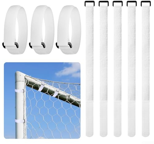 10/50 Stück Fußballtor-Netzgurte, Tornetz, Fußball-Befestigungsgurte, zum Halten von Fußballnetzen, an den Torpfosten zur Befestigung von Schläuchen, Drähten, Vorhängen (50 Stück)