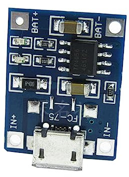 FONDOTIN Lithium Batterie Lademodul 5 Stück 1a 5v Micro USB Li Ionen Batterie Ladeplatine Mit Led Anzeige Für Selbstgemacht Akku Projekte Kompatibel Mit 18650 Und Polymer Akkus