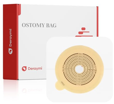 10 Barreras de la piel del ostomía con el borde cuadrado no tejido para las bolsas de colostomía de dos piezas, 60 mm máx