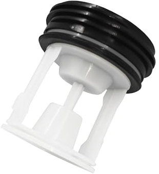 Flusensieb Ersatz für Waschmaschinen von Bauknecht, Whirlpool, Indesit - Kompatibel mit Teilenummern 481248058385 & C00312342 -Filter Filtereinsatz für Pumpe Ablaufpumpe, Schutz der Laugenpumpe