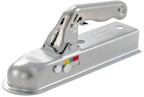 LCOUACEO Tete Attelage Remorque, Timon Remorque Carré de 50mm Tete Crochet Attelage Remorque Voiture Accessoire Remorque Compatible avec Attelage Universel à Boule pour Remorque