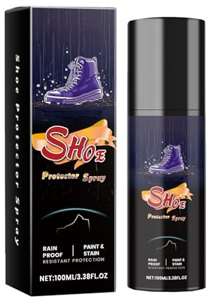 Mnozreo Spray Impermeabilizante Calzado Para Sneakers Trekking Goretex y Tejidos Técnicos,100ML,1PC,Protector Impermeable a la lluvia y las Manchas