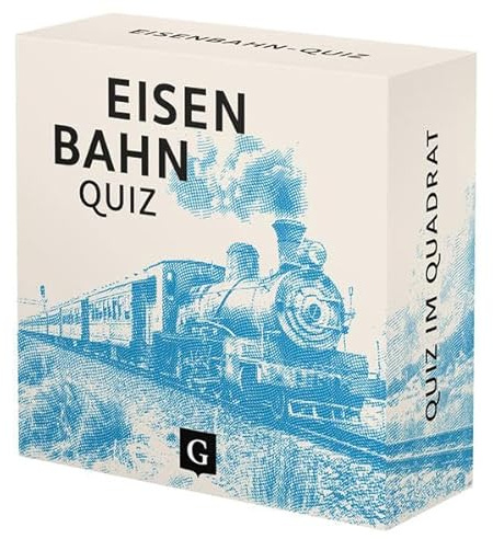 Eisenbahn-Quiz: 100 Fragen und Antworten für spannende Einblicke in Technik, Geschichte und große Entwicklungen rund um Züge und Bahnreisen (Quiz im Quadrat)