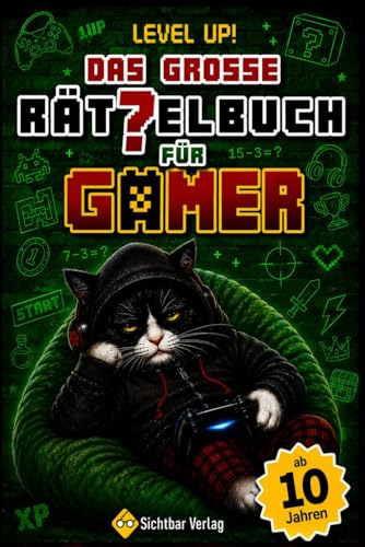 Level Up – das große Rätselbuch für Gamer ab 10 Jahren (Gaming-Bücher für Kids)