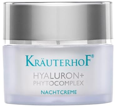 Nachtcreme Kräuterhof 50ml Gesichtspflege Frauen Männer Hyaluronsäure Made in Germany Testurteil Gut empfindliche & trockene Haut
