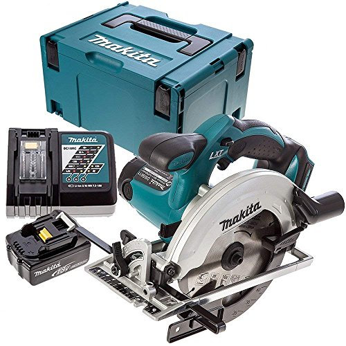Makita DSS611Z 18V li-ion LXT Circular Saw with 1 x 5Ah Battery, Charger & Case