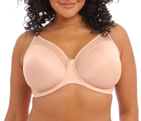 Elomi Women's Smooth Underwire Molded Bra, Sahara, 44FF US