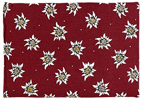 Coussin aux graines de lin - fleur d'edelweiss - 30x20cm - Coussin thermique - Bouillotte chaude ou froide - Coussin aux graines