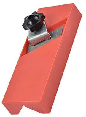 Angoily 1 Pc Cepillado biselado madera plastica de recorte de carpintería cepillado de recorte herramienta de cepillado de plástico Paneles fonoabsorbentes cepilladora manual Filete