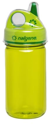 Nalgene Kids Sustain Grip-N-Gulp Water Bottles Made with Material Derived from 50% Plastic Waste (using ISCC certified mass balance), Leak Proof Sippy Cup, Durable, BPA and BPS Free, Dishwasher Safe