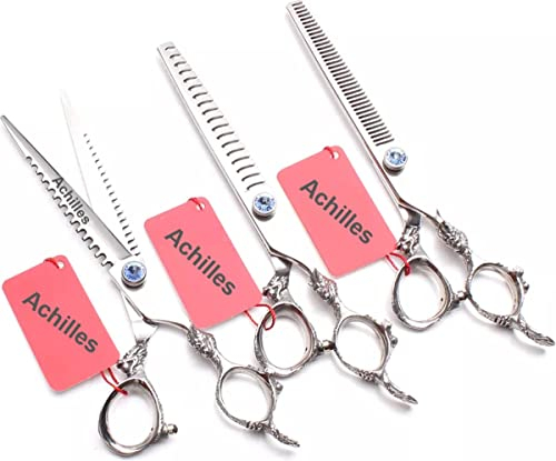 Achilles Dragon Scissors Set Dog 6 INCH – Pet Cutting – Hundeschere – Trimmschere Hund