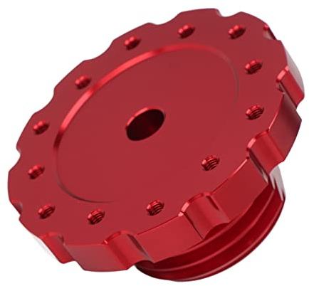 Steering Wheel Adapter, Gaming Steering Wheel Hub Adapter, Professional Aluminum Steering Wheel Adapter for T300 T500 TS PC TS XW (Red)