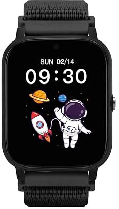COFI 1453 Smartwatch Kids Tech 4G SIM Klettverschluss Schwarz
