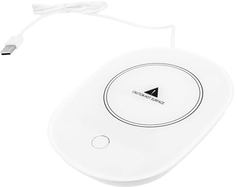 HEMOTON USB-tassenwärmer Für Schreibtisch Heizunterlage Kompatibel Mit Keramik Und Glasbechern Wasserverwärmung USB-betrieben Für Computer Laptop Mobilgeräte Abwaschbar Stoßsicher Reisen g