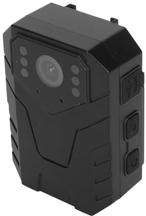 GOWENIC 4K 1080P HD WiFi Body Worn Camera, Waterproof Night, Motion Detection, Mini Wearable Video Recorder with Back Clip, for Law Enforcement