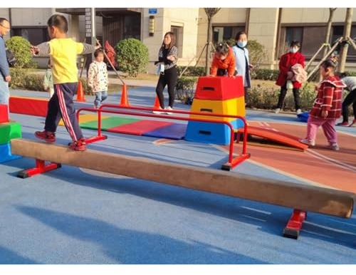 YXXSDP Kids Adults Gymnastics Training Suede Balance Beam, Home Gym Walking Beams Bar Practice Equipment, with Non Slip Base, for Beginners Professional Gymnasts Athlete