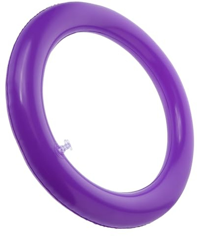 MOBUTOFU Stabiler PVC Yogaballhalter mit Rundem Fixierring Tragbarer und Leicht zu Reinigender Yogaballständer für Workout und Gymnastik