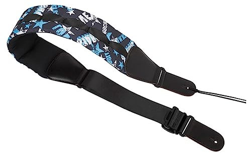 BESTonZON Gitarren-schultergurt Verstellbar Gitarre Gitarren-slings Mit Druckmuster Passend Für Bassgitarren Instrumenten-schultergurt Mit Glatten Linien