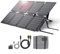 BigBlue Cargador Solar Plegable de 60W, ETFE Panel Solar Portátil QC3.0+PD45W+Salida de CC de 22,2V 【IP68 Resistente al Agua y Soporte】 para Acampada, Compatible con Celular Tableta Generador Solar