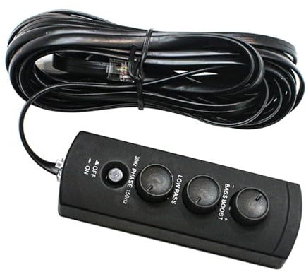 MEAKTSMI Auto Subwoofer Verstärker Sound Controller Mit Präziser Einstellung Und Überlastschutz Für EIN Verbessertes Klangerlebnis