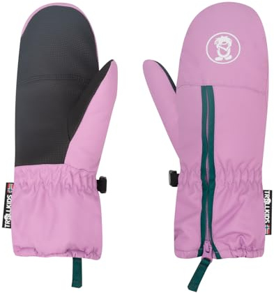 Trollkids Kids Troll Mitten | Wasserdicht und atmungsaktiv, Weiches Fleece-Innenfutter
