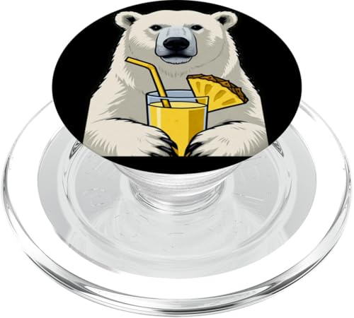 Orso polare Party Time PopSockets PopGrip per MagSafe