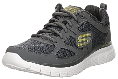 Skechers Burns- Agoura Uomo Scarpe da ginnastica, Grey, 43 EU