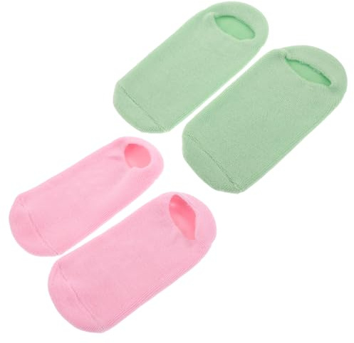 HONMEET 4stücke Feuchtigkeitsspendende Gel-socken Für Fußpflege Weiche Fußmaske Reparatur Und Befeuchtung Trockener Rissiger Füße Für Zuhause Und Wellness-spas
