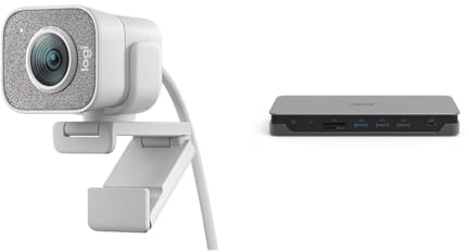 Logitech StreamCam, Cámara Web & Acer USB C Docking Station