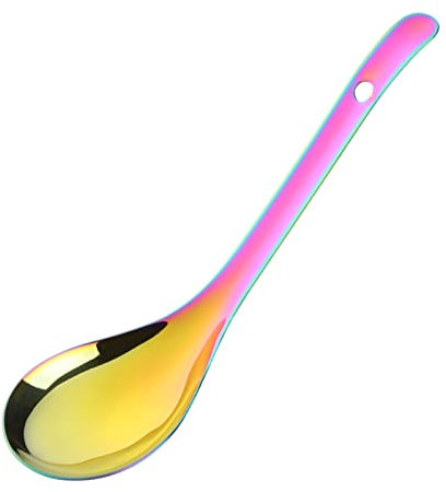 Cucchiai da tavola in acciaio inox, cucchiaio da minestra, per casa, cucina, ristorante, smerlato, lavabile in lavastoviglie