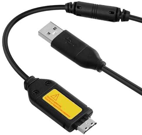 1 cable de sincronización de datos compatible con cámara digital Samsung, cargador USB para Samsung DigitalCamera Data Sync SUC, cable de carga USB compatible con cámara digital Samsung