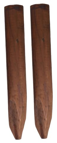 GANAZONO 2 Pezzi Bordi per Aiuole in Legno Impregnato da Recinzione per Giardino e Prato Resistenti e Naturali per Delimitare Fiori e Piccoli Alberi Facili da Installare