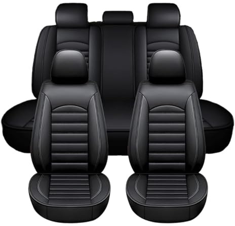 CGREAGH Auto Sitzbezüge, für BMW 1er 120d E87 130i E87 120i E87 118i E87 116i E87 116d Leder Autositzbezüge, Wasserdicht Schonbezüge Vorder und Rücksitze, Sitzschoner Vollset Zubehör