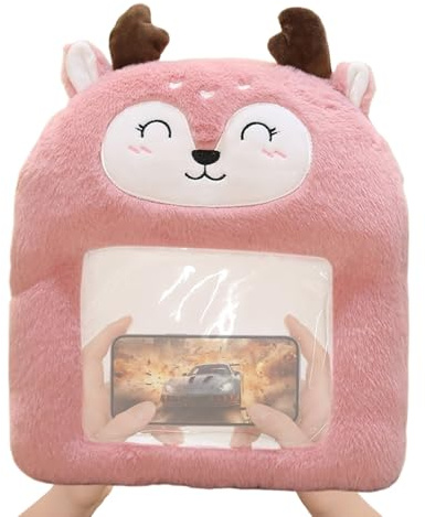 Manguito Térmico | Almohada Suave con Temática de Dibujos Animados para Decoración de la Habitación y para Abrazos,Manguito de Mano de Peluche - Para Niños Niñas Mujeres Infantes Barriga Hombros Piern